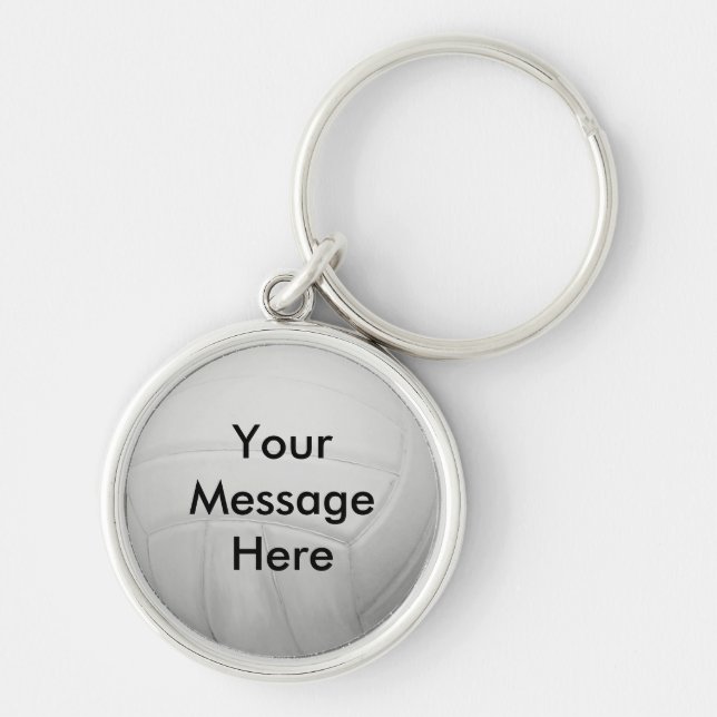 Personalized Volleyball Keychain (Front)