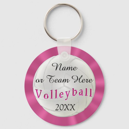 Personalized Volleyball Keychains with NAMES YEAR