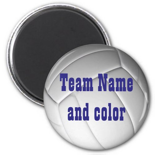 Personalized Volleyball Magnet