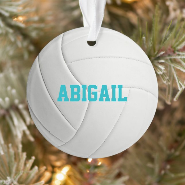 Personalized Volleyball Ornament (Tree)