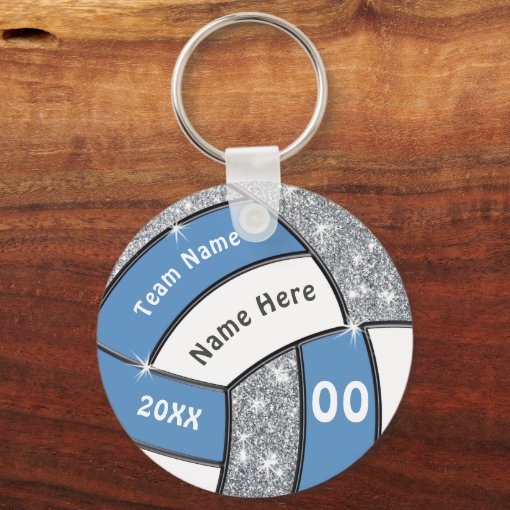 Personalized Volleyball Party Favors Gifts, CHEAP Keychain Zazzle