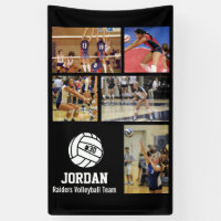 Personalized Volleyball Photo Collage Name Team #