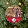 Personalized Volleyball Photo Name Team # Ceramic Ornament