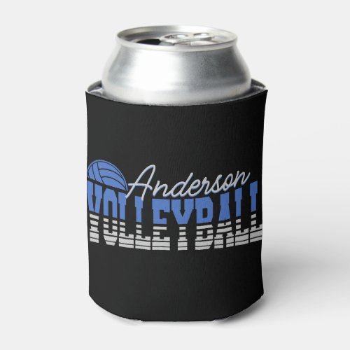 Personalized Volleyball Player ADD NAME Team Champ Can Cooler