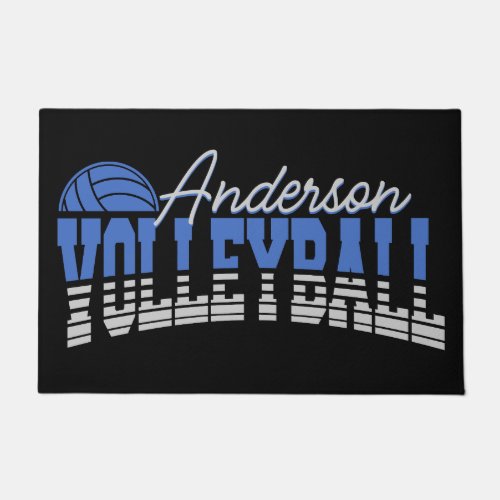 Personalized Volleyball Player ADD NAME Team Champ Doormat