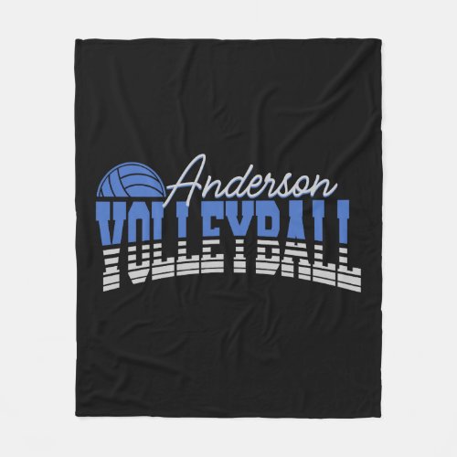 Personalized Volleyball Player ADD NAME Team Champ Fleece Blanket
