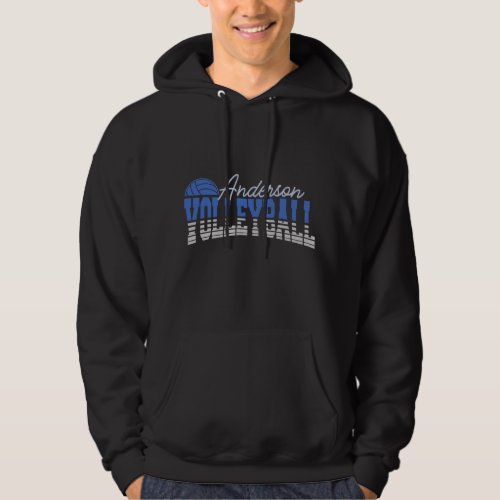 Personalized Volleyball Player ADD NAME Team Champ Hoodie