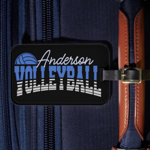 Personalized Volleyball Player ADD NAME Team Champ Luggage Tag