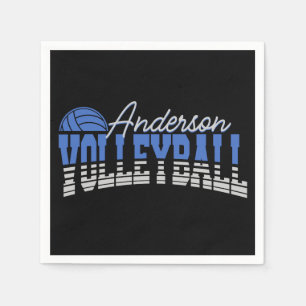 Personalized Volleyball Player ADD NAME Team Champ Napkins