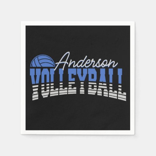 Personalized Volleyball Player ADD NAME Team Champ Napkins