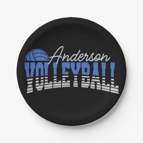 Personalized Volleyball Player ADD NAME Team Champ Paper Plates