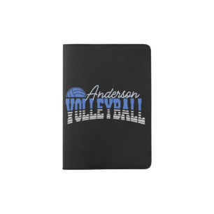Personalized Volleyball Player ADD NAME Team Champ Passport Holder