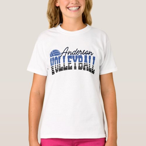 Personalized Volleyball Player ADD NAME Team Champ T_Shirt