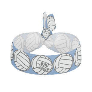 Personalized Volleyball Player Number, Name, Team Hair Tie
