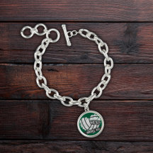 Personalized Volleyball Senior Year Charm Bracelet