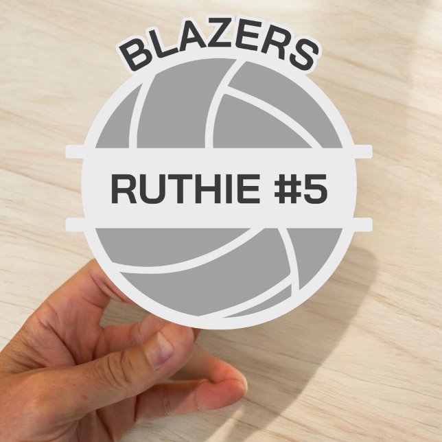 Personalized Volleyball Team Gifts Volleyball Sticker (Creator Uploaded)