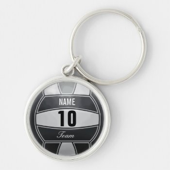 Personalized Volleyball Team Keychain by RicardoArtes at Zazzle