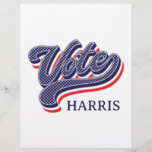Personalized Vote Election Stars and Stripes Flyer