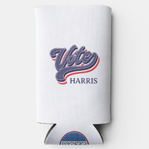 Personalized Vote Election Stars and Stripes Seltzer Can Cooler