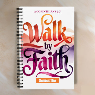 Personalized Walk By Faith Christian Journal