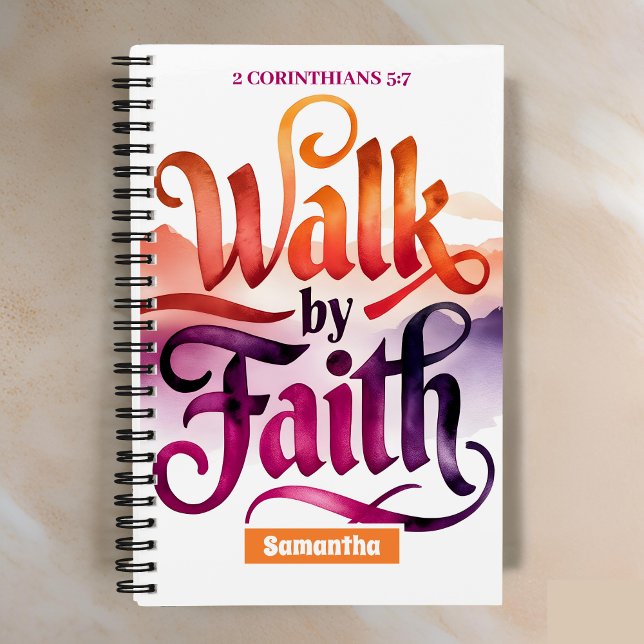 Personalized Walk By Faith Christian Journal (Creator Uploaded)