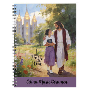 Personalized Walk with Him Christian LDS Journal