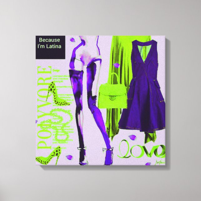 Personalized Wall Art: Gift of Love Canvas Print (Front)