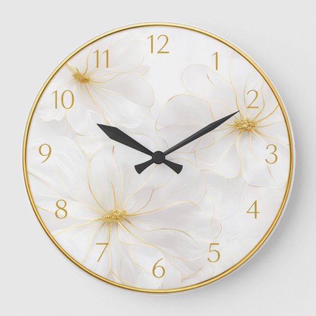 Personalized Wall Clock | Modern Home Decor Clock (Front)