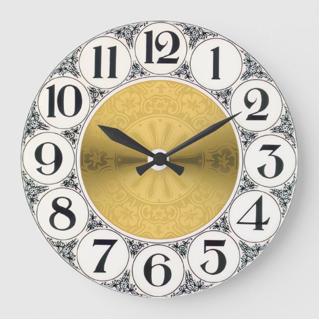 Personalized Wall Clock | Modern Home Decor Clock (Front)