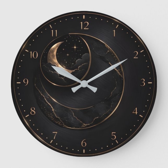 Personalized Wall Clock | Modern Home Decor Clock (Front)