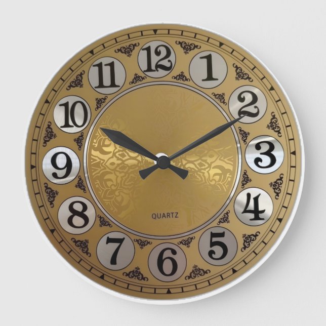Personalized Wall Clock | Modern Home Decor Clock (Front)