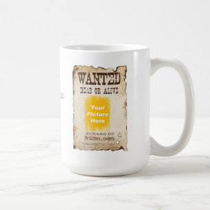 Personalized Wanted Poster Mug