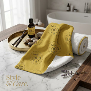 Personalized Wash Cloth with Custom Logo Pattern