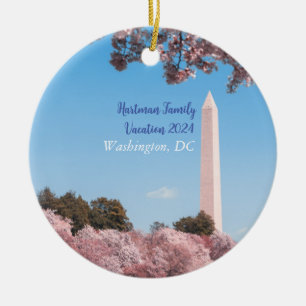 Personalized Washington Monument Vacation Ornament