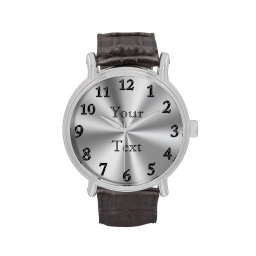 PERSONALIZED Watch / LARGE Number Watches for Men | Zazzle