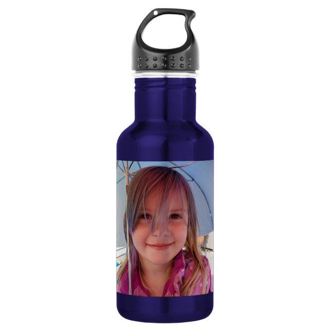 Personalized Water Bottle, Add Your Picture!    Stainless Steel Water Bottle (Front)