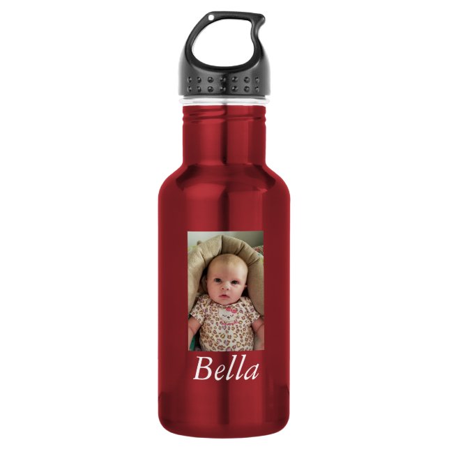 Personalized Water Bottle, Add Your Picture!  Stainless Steel Water Bottle (Front)