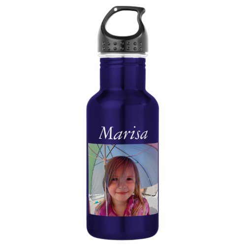 Personalized Water Bottle Add Your Picture   Stainless Steel Water Bottle