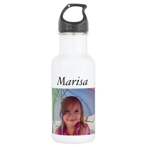 Personalized Water Bottle Add Your Picture   Stainless Steel Water Bottle