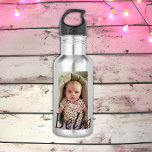 Personalized Water Bottle, Add Your Picture! Stainless Steel Water Bottle<br><div class="desc">Baby Girl Bella Water Bottle. Just add your baby's name and picture to this water bottle in the customization area.</div>