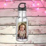 Personalized Water Bottle, Add Your Picture! Stainless Steel Water Bottle at Zazzle