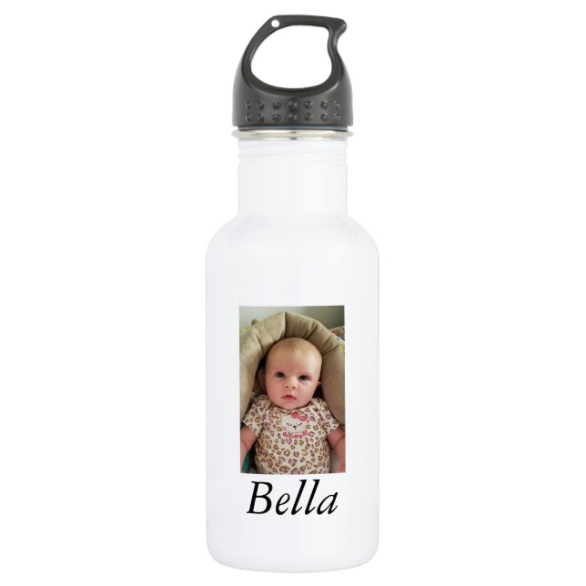 Personalized Water Bottle, Add Your Picture!  Stainless Steel Water Bottle (Front)
