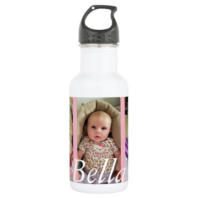 Personalized Water Bottle, Add Your Pictures! Water Bottle (Front)