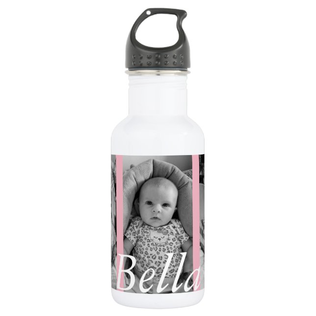 Personalized Water Bottle, Add Your Pictures! Water Bottle (Front)