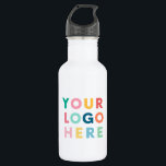 Personalized Water Bottle Business Company Logo<br><div class="desc">Personalized Water Bottle Business Company Logo. Upload your logo for easy branded promotional items.</div>