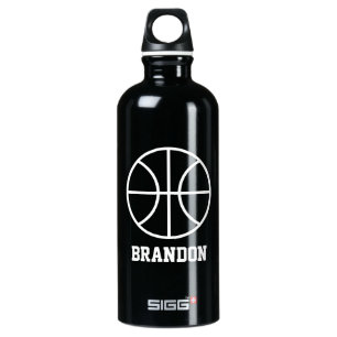 Personalized water bottle for basketball player