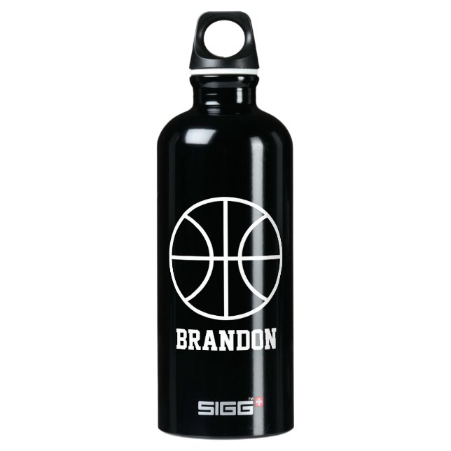 Personalized water bottle for basketball player (Front)