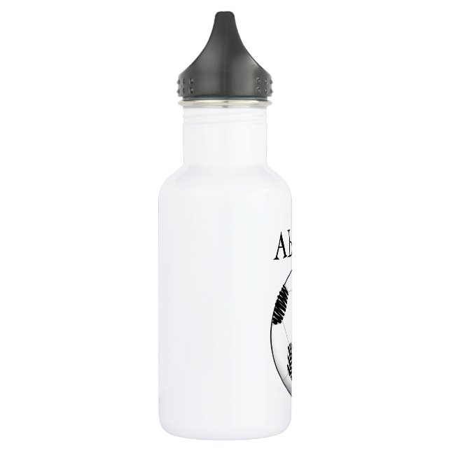 Personalized Soccer Ball Water Bottle