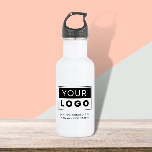 Personalized Water Bottle with Company Logo 18 oz