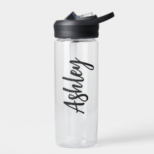 Personalized Water Bottle with Straw – Custom Name